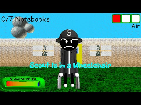 Scout Is a Wheelchair [Baldi's Basics Mod]