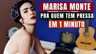 Marisa Monte em 1 minuto - Um resumo de sua vida! VIDEO COMPLETO NA DESCRIÇÃO