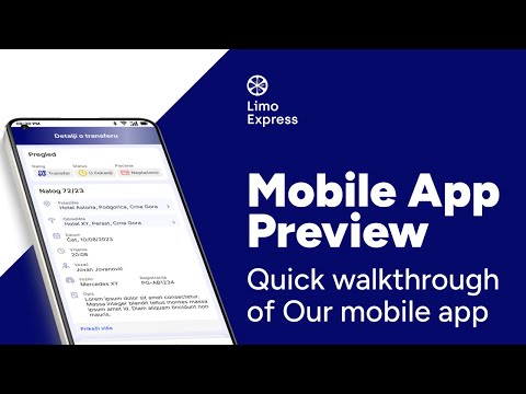 limoexpress Mobile App Preview