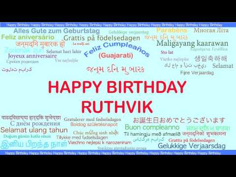 Ruthvik   Languages Idiomas - Happy Birthday