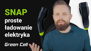 *Green Cell Nabíjecí kabel Snap Typ 2 | 3-fáze | 22 kW | délka 5 metrů pro Tesla Model 3 S X Y, VW ID.3, ID.4, ID.5, Kia EV6, Audi E-Tron, Fiat 500e a jiné