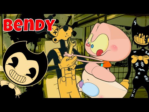 Mongo e Drongo em Bendy and the Ink machine - Capítulo 1 - desenho animado