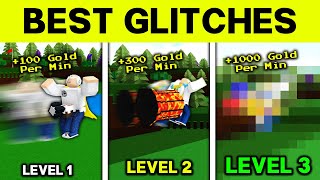 BEST GOLD GLITCHES EVER!! in Build a boat for Treasure ROBLOX