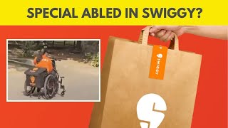Specially-abled Swiggy delivery agent delivers food in motorised wheelchair, video viral