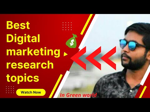 Top 20 digital marketing research topics