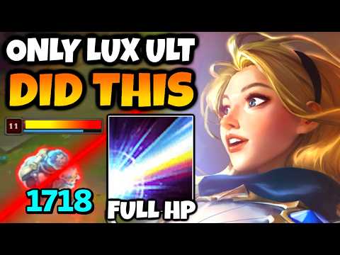 800 AP at 24 Minutes. The most insane Lux Mid game I have played in years.