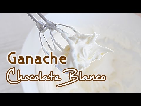 Ganache de chocolate blanco | Quiero Cupcakes!