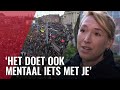 Politie boos op demonstrant na zware mishandeling agent