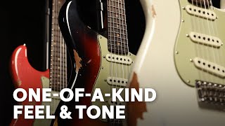Video thumbnail for Fender Custom Shop GT11 Heavy Relic Brazilian Rosewood Fingerboard Stratocaster Demo by Sweetwater Soundcheck