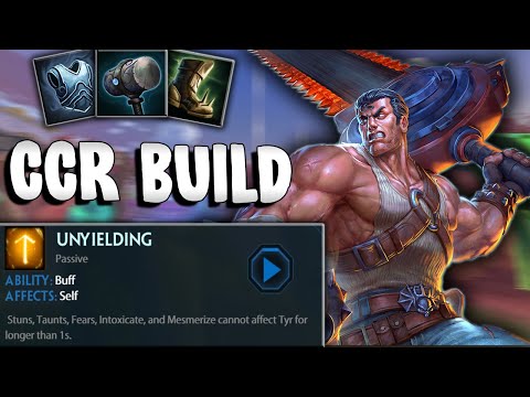 FULL CCR WITH TYR PASSIVE MAKES ME IMMUNE TO CC! SO FUN! - Masters Ranked Duel - SMITE