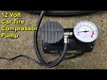 12 Volt Tire Pump And Mini Air Compressor
