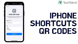 Using Shortcuts to make QR Codes on iPhone (Free)