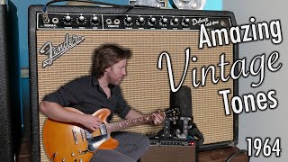 Video thumbnail for The Sound of Rock N Roll!  1964 Handwired Fender Deluxe Reverb - Vintage Tube Amp by TJ Nilsen