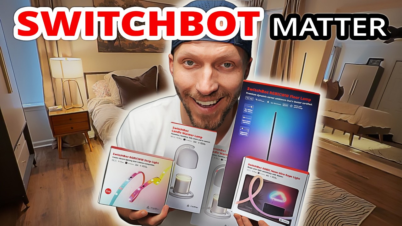 SwitchBot Matter Lights - Complete Bedroom Lighting Setup