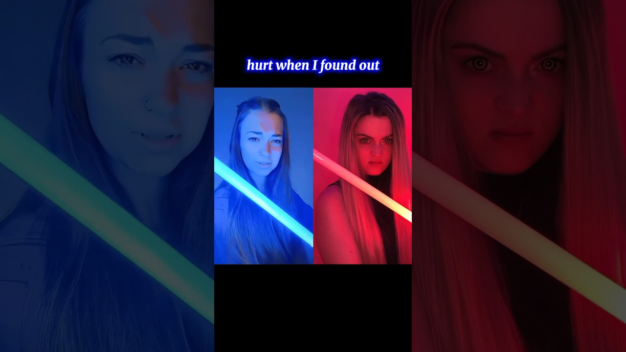 #pov same pain- different paths. #collab @CrazyCae 💙 #acting #starwars #shorts