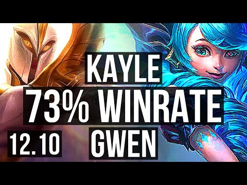 KAYLE vs GWEN (TOP) | 73% winrate, 7/1/8 | BR Diamond | 12.10