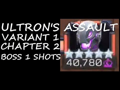 Ultrons Assault Variant 1 Chapter 2 Boss 1 SHOT Variant Mystic Drone Boss | MCOC |