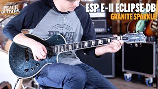 Video thumbnail for No Talking...Just Tones | ESP E-II Eclipse DB | Granite Sparkle by Peach Guitars
