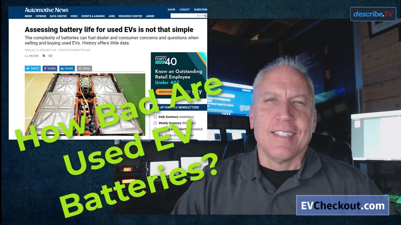 Can You Test Used EV Batteries?