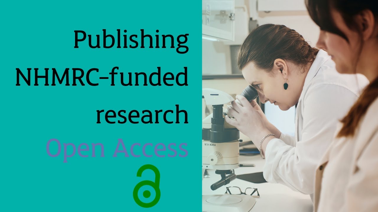 Publishing NHMRC-funded research Open Access at UWA