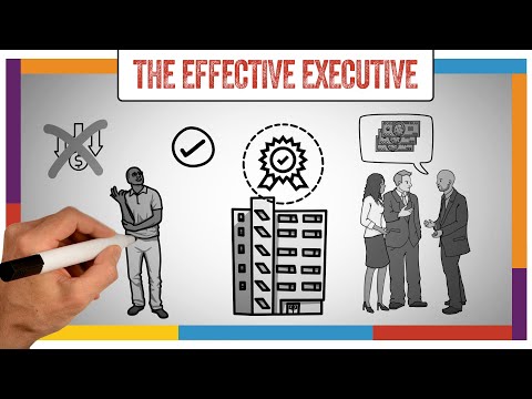 The Effective Executive Summary & Review (Peter Drucker) - ANIMATED