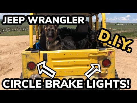 Jeep Wrangler Circle LED Flush Mount Brake:Tail Light Install CJ, YJ, TJ [How-To]