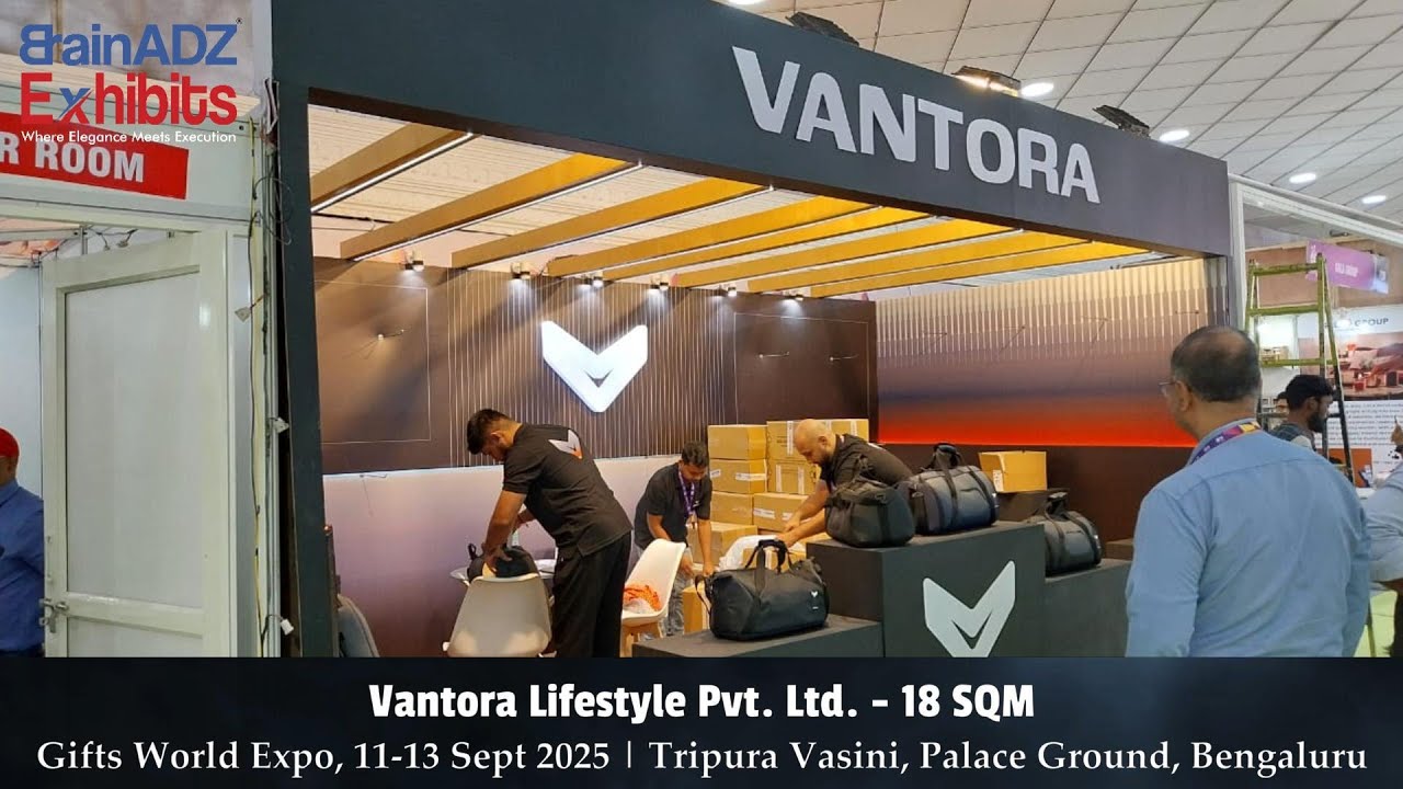 Vantora Lifestyle Pvt. Ltd. at Gifts World Expo 2025 – Designed & Built by BrainADZ Exhibits