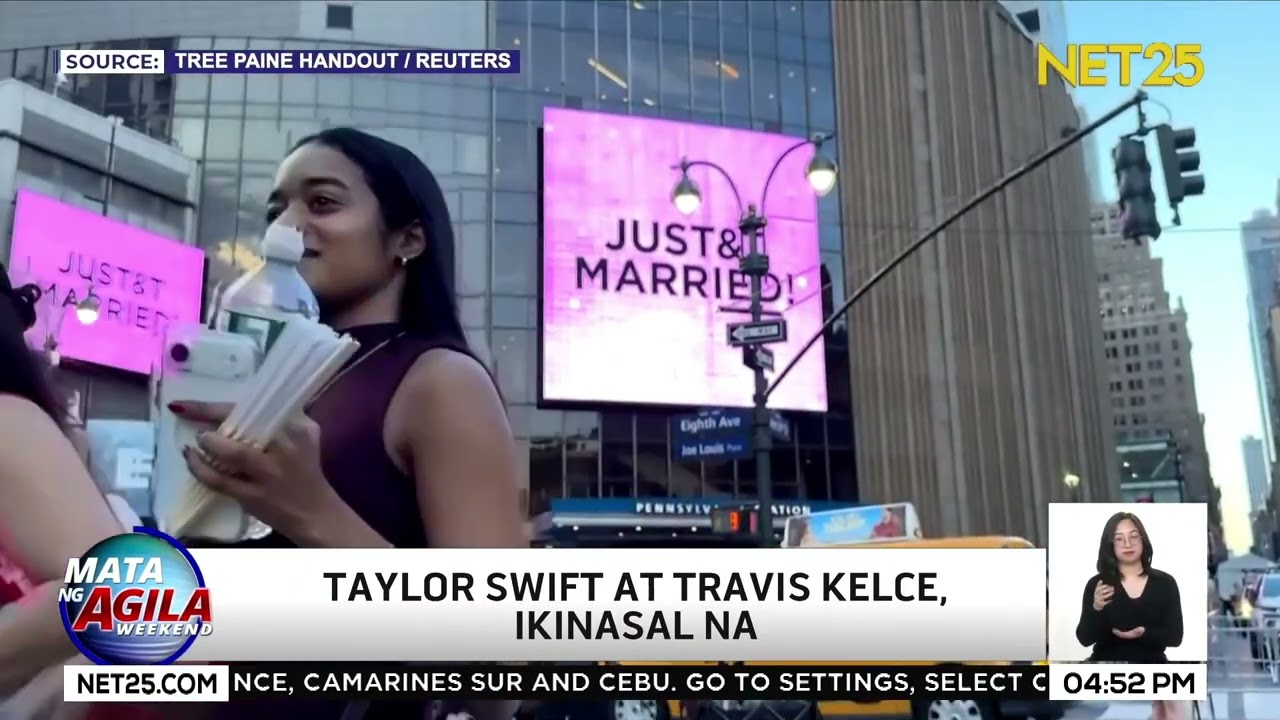 Taylor Swift at Travis Kelce, ikinasal na