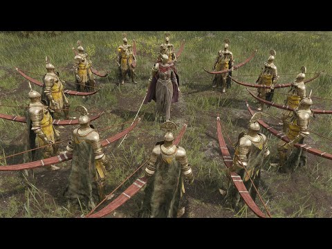12 Leyndell Knight Archers Vs Bosses - Elden Ring