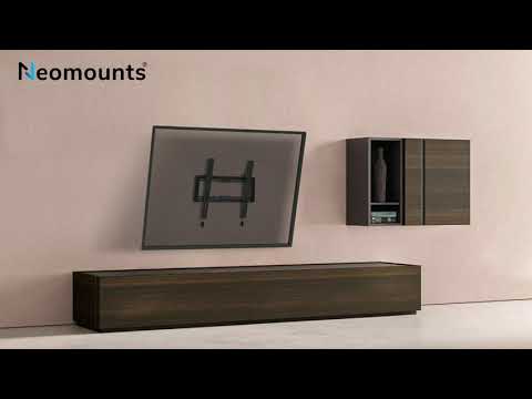 Neomounts LEVEL-550 WL35-550BL14 neigbare TV-Wandhalterung video preview