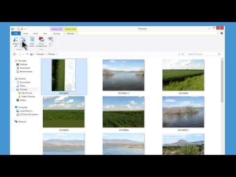 comment retrouver galerie photos windows