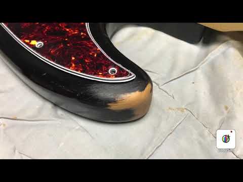 Fixing a bad relic job on a Fender Jazz bass (or any guitar)