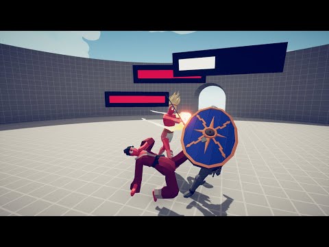 SUPER BOXER & TAEKWONDO + HP BAR 2 vs 1 UNIT - TABS - Totally Accurate Battle Simulator