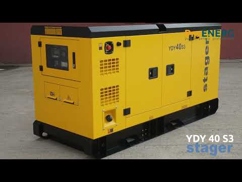 Noul generator Stager YDY40S3, diesel, 33kW, trifazat