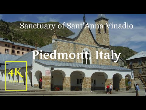 Sanctuary of Sant'Anna Vinadio (Piedmont, Italy) in 4K Ultra HD