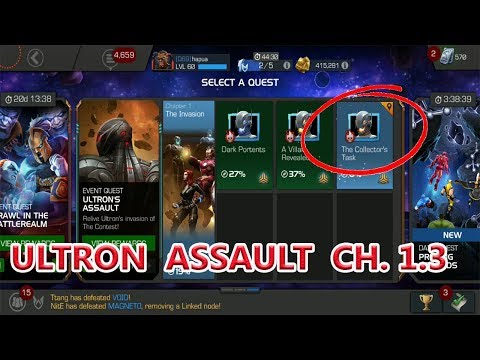 ULTRON'S  ASSAULT (VARIANT) CHAPTER 1 (CH.1.3) COMPLETION marvel contest of champion