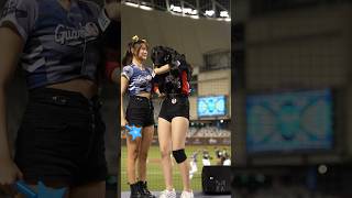 思ったように踊れなくて悲しくなる李珠珢🥲KIA Tigers 이주은[李珠珢](Lee Ju-Eun)치어리더 2024/7/27【台湾チアTV】