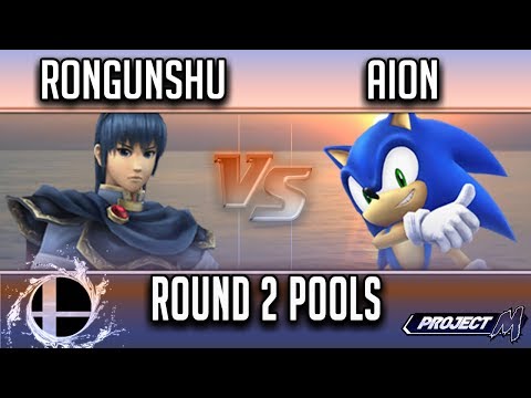 Rongunshu (Marth) vs Aion (Sonic) - Smash 'N' Splash 4 PM Round 2 Pools