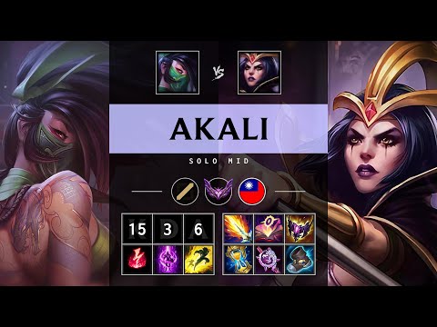 Akali Mid vs LeBlanc: Legendary - TW Master Patch 14.24