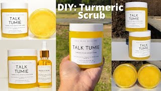 DIY Turmeric Scrub for Radiant and Glowing Skin | How to Fade Dark Spots!