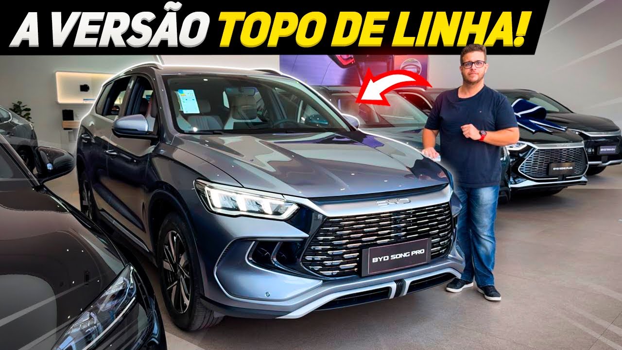 NOVO BYD SONG PRO GS 2025 - A VERSÃO TOPO DE LINHA