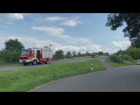 FF Amt Friesack - Anfahrt zum Einsatz am 03.07.20
