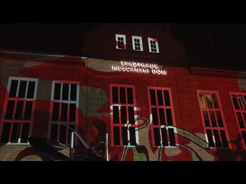 Cottbuser Häuser werden zu Leinwänden