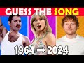 Guess the Song Music Quiz | One Song per Year 1964-2024