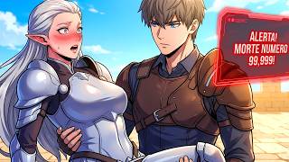 Quando O CAVALEIRO MAIS FRACO Volta No Tempo 10000 VEZES Para Se Tornar O Mais Forte⁹ - Manhwa