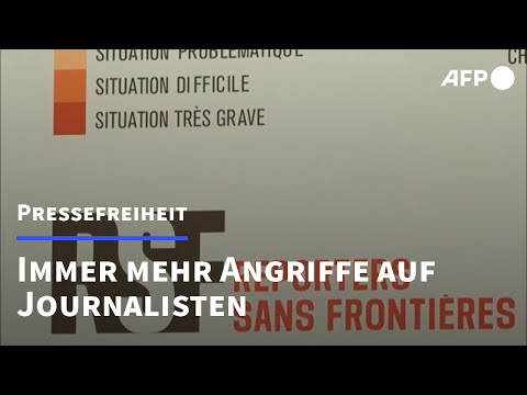 Zahl der Angriffe auf Journalisten in Deutschland steigt auf neuen Höchstwert | AFP