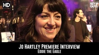 Jo Hartley Premiere Interview - Eddie the Eagle video