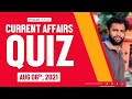 6 00 PM CURRENT AFFAIRS QUIZ Aug 06th 2021 I For Bank SSC Exams By Manu Vs Veranda Race