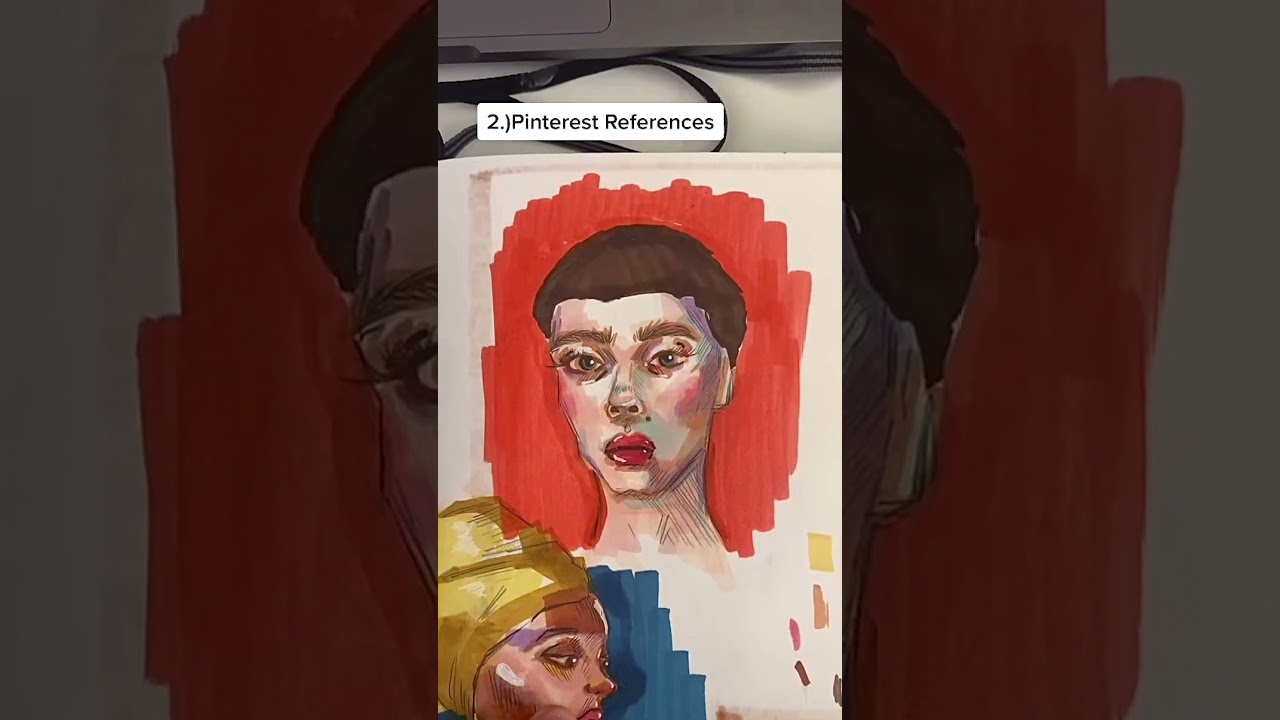 How to ✨spice up✨ your sketchbooks #shorts #art #sketchbook