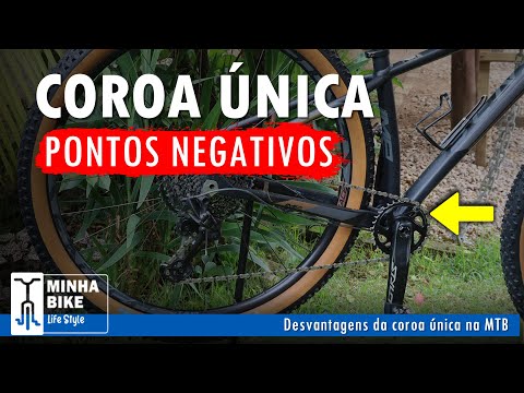 DESVANTAGENS DA COROA UNICA NA MTB - Minha Bike Life Style